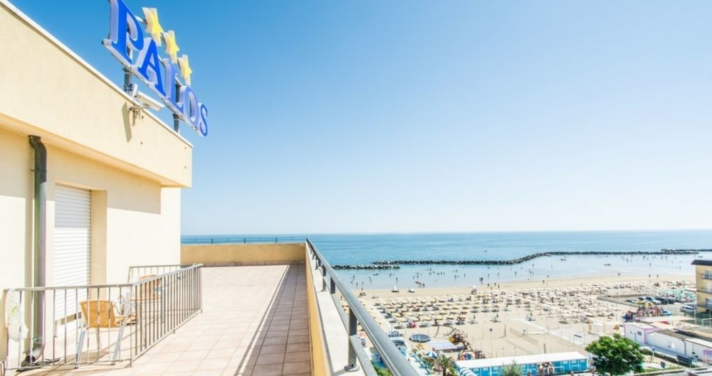 Hotel Palos Rimini Bagian luar foto